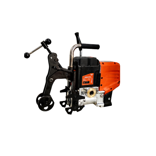 Cordless rail drilling machine for railway track maintenance