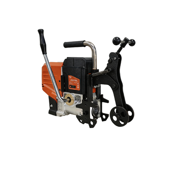 Portable rail drilling machine for rail installation